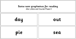 Some new graphemes for reading