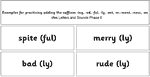 Suffix practice 3